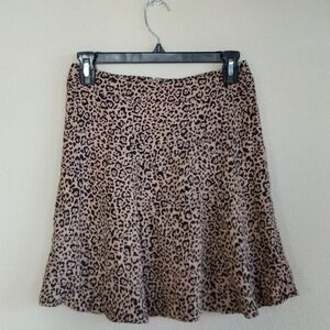 Reformation size 2 Cheetah / leopard print mini skirt